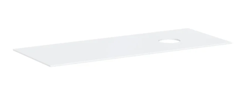 Hansgrohe Xevolos E - izlietnes virsma, 137x55 cm, izgriezums labajā pusē, balts matēts 54334700