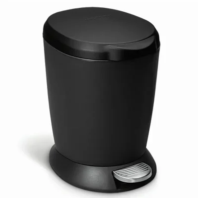 Simplehuman atkritumu tvertne - atkritumu spainis 6 l, melns CW1319