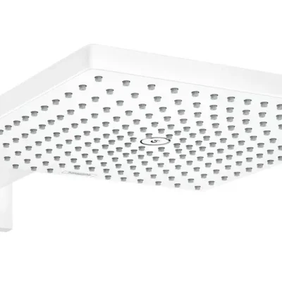 Hansgrohe Raindance E - galvas duša, 30x30 cm, EcoSmart, matēti balta 26239700