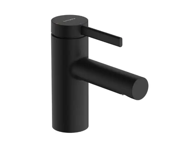 Hansgrohe Zesis S - izlietnes maisītājs ar izvelkamu noteces komplektu, EcoSmart+, CoolStart, matēti melns 74714670