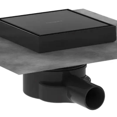 Hansgrohe RainDrain Point - punktveida noteka, 15x15 cm, melns matēts 56249670