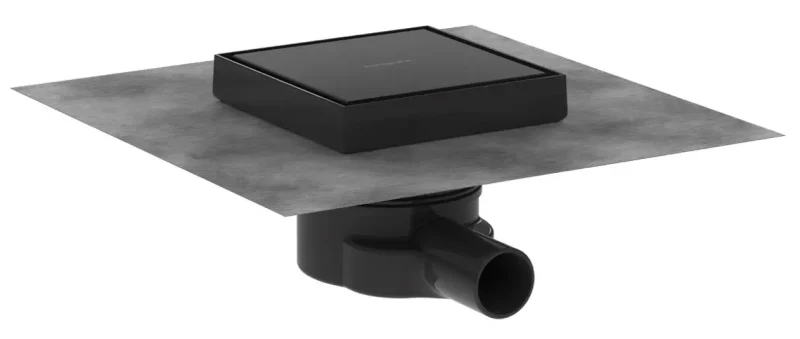 Hansgrohe RainDrain Point - punktveida noteka, 15x15 cm, melns matēts 56249670