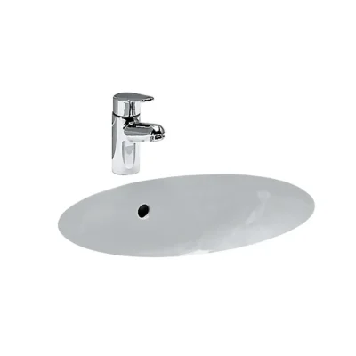 Laufen Birova - iebūvējama izlietne 53x41 cm, ar pārplūdi, balta H8111910000001