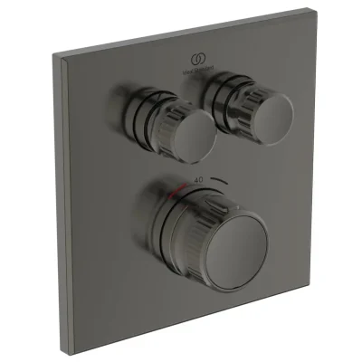Ideal Standard CeraTherm Navigo - termostatisks dušas maisītājs, zemapmetuma, 2 ierīcēm, hromēts A7302A5
