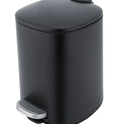 Nimco atkritumu tvertnes - atkritumu tvertne, 5 l, matēti melns KOS 9005-90