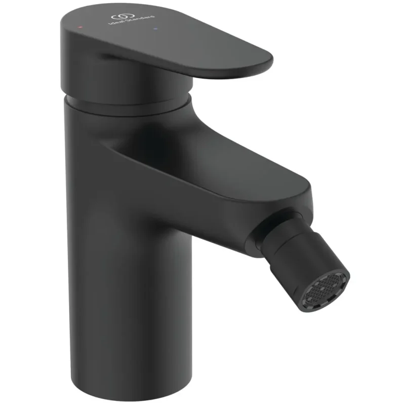 Ideal Standard ALU+ - bideta maisītājs ar Click-Clack noteci, BlueStart, zīdaini melns BE132XG