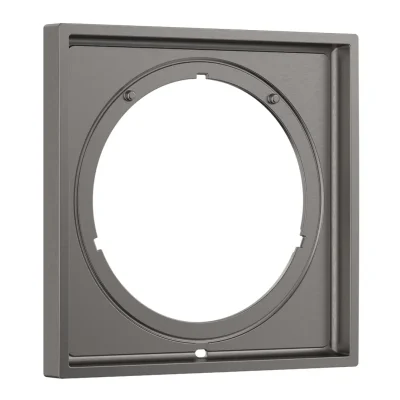 Axor ShowerSelect ID - pagarinājums 17x17 cm, hroms melns birstēts 13641340