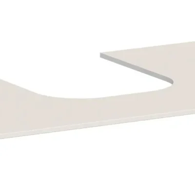 Hansgrohe Xevolos E - izlietnes plātne, 78x55 cm, izgriezums vidū, bēšs matēts 54208780