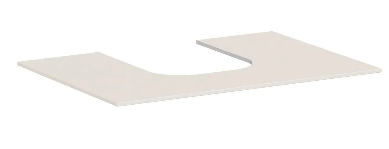 Hansgrohe Xevolos E - izlietnes plātne, 78x55 cm, izgriezums vidū, bēšs matēts 54208780