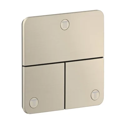 Axor ShowerSelect ID - zemapmetuma vārsts, 3 patērētājiem, matēts niķelis 36781820