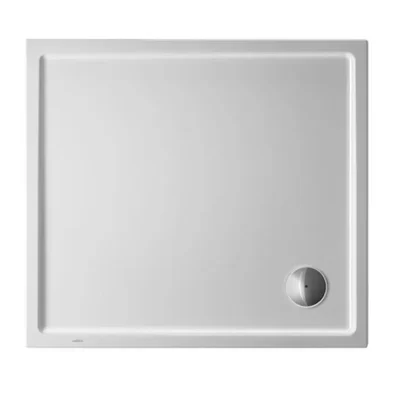 Duravit Starck Slimline - dušas paliktnis 100x90 cm, pretslīdes, balts 720120000000001