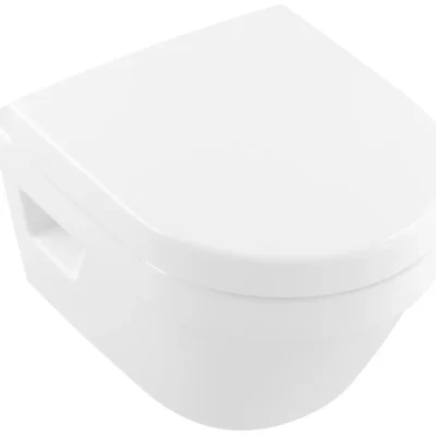Villeroy & Boch Architectura - pie sienas montējams kompaktais WC, horizontāls izvads, DirectFlush, Alpu balts 4687R001