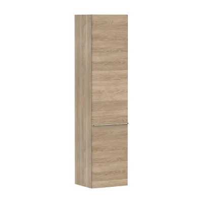 Hansgrohe Xelu Q - augstais skapis 40x165x35 cm, 2 durvis, eņģes kreisajā pusē, dabīgs ozols/hroms 54137000