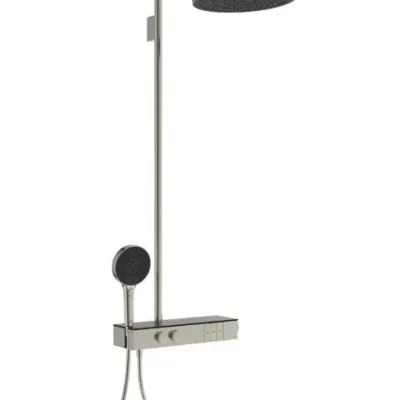 Ideal Standard Ceratherm Solos - dušas komplekts ar termostatu, diametrs 30 cm, 3 strūklas, Silver Storm A7882GN