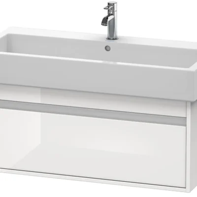 Duravit Ketho - izlietnes skapītis 41x95x44 cm, 1 atvilktne, balts spīdīgs KT668802222