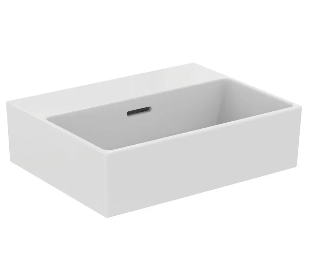 Ideal Standard Extra - uz virsmas montējama roku mazgāšanas izlietne 45x35 cm, ar pārplūdi, bez jaucējkrāna cauruma, balta T391801
