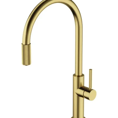 OMNIRES Switch - virtuves izlietnes maisītājs ar filtru, matēts misiņš SW9057-FD1BSB