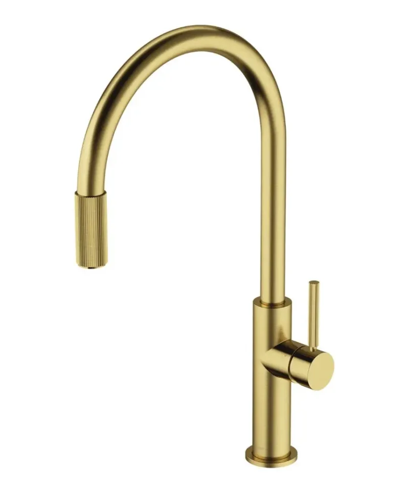 OMNIRES Switch - virtuves izlietnes maisītājs ar filtru, matēts misiņš SW9057-FD1BSB