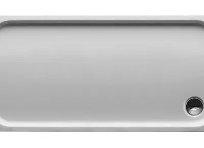 Duravit D-Code - dušas paliktnis 140x70 cm, pretslīdes, Alpu balts 720095000000001