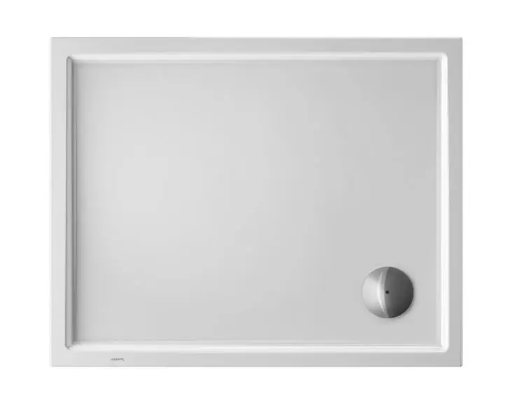 Duravit Starck Slimline - dušas paliktnis, 100x80 cm, pretslīdes, balts 720119000000001