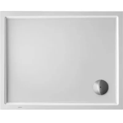 Duravit Starck Slimline - dušas paliktnis, 100x80 cm, balts 720119000000000