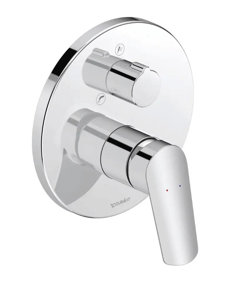 Duravit Duravit No.1 - zemapmetuma maisītājs, 2 patērētājiem, hroms N15210018010