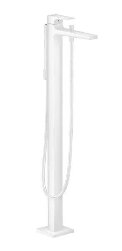 Hansgrohe Metropol - vannas vienas sviras maisītājs, grīdas montāža, balti matēts 32532700