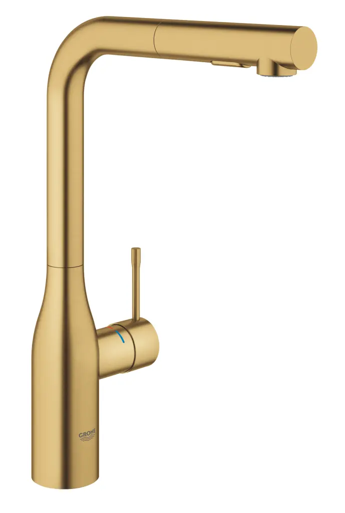 Grohe Essence - virtuves izlietnes vienas sviras maisītājs, Cool Sunrise birstēts 30270GN0