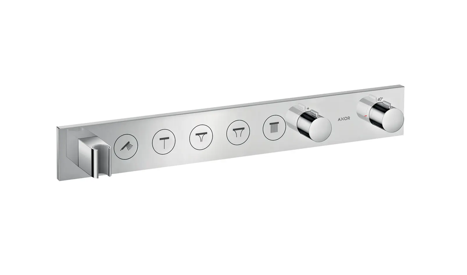 Axor ShowerSolutions - zemapmetuma termostata maisītājs, 5 patērētājiem, hroms 18358000