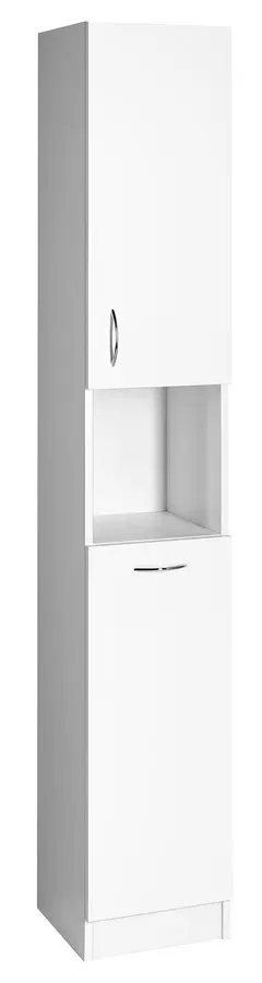 Aqualine Simplex Eco - skapis ar veļas grozu 30x180x30 cm, balts matēts SIME310