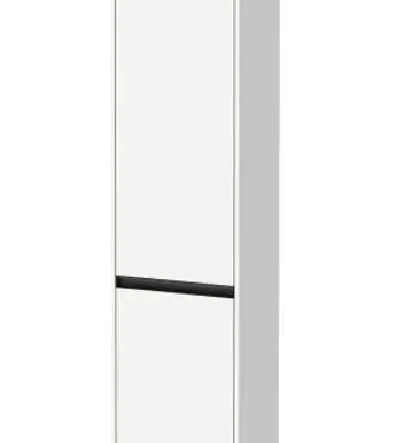 Duravit Ketho.2 - augstais skapītis 176x40x36 cm, ar 2 durvīm, eņģes kreisajā pusē, balts matēts K21329L18180000