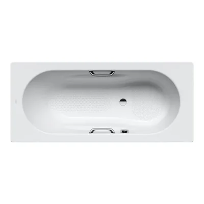 Kaldewei Ambiente - Vanna Vaio komplekts Star 947, 180x80 cm, rokturu caurumi, pērļu efekts, pilnīga pretslīdes pārklājuma, balta 234734013001
