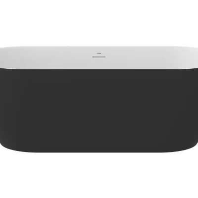 Ravak Freedom O Tec - brīvi stāvoša vanna, 170x77 cm, melns/balts CD51700000