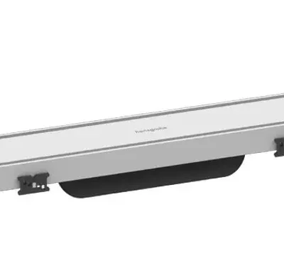Hansgrohe RainDrain Match Plus - dušas noteka 90 cm, ar resti, balts matēts 56216700