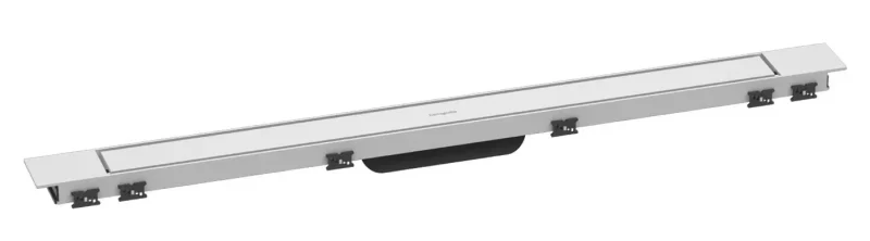 Hansgrohe RainDrain Match Plus - dušas noteka 90 cm, ar resti, balts matēts 56216700