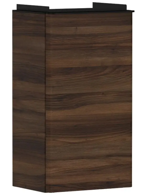 Hansgrohe Xelu Q - izlietnes skapītis, 63x34x27 cm, 1 durvis, eņģes kreisajā pusē, tumšs valrieksts/matēti melns 54014670