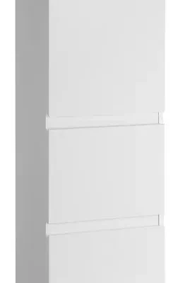 Aqualine Altair - augstais skapis, 184x40x31 cm, ar veļas grozu, balts AI185R