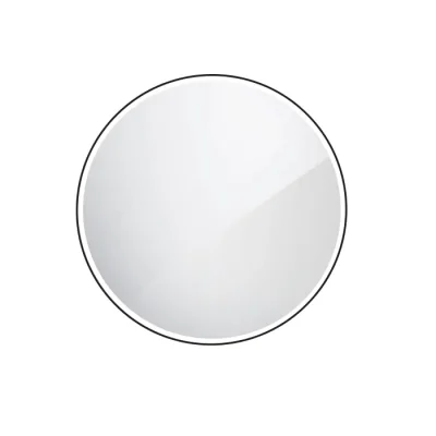 Nimco spogulis - spogulis ar LED apgaismojumu, diametrs 80 cm, matēti melns ZPC 28002R-90