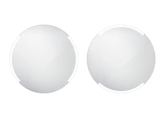 Nimco spogulis - vannas istabas spogulis ar LED fona apgaismojumu 60 cm, apaļš, alumīnijs ZP 16000R
