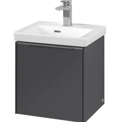 Villeroy & Boch Subway 3.0 - izlietnes apakšskapītis, 42x43x38 cm, 1 durvis, Graphite C58100VR