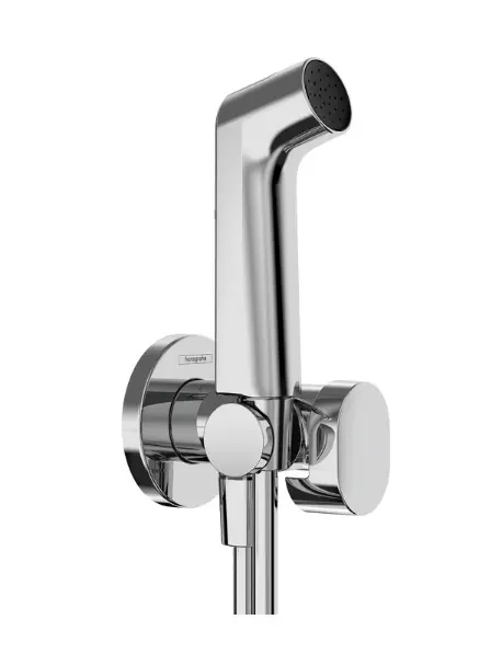 Hansgrohe - sienas vārsts ar bidē rokas dušu, hroms 29230000