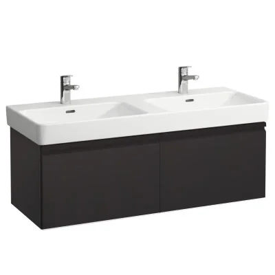 Laufen Pro S - izlietnes skapītis, 126x45x39 cm, 2 atvilktnes, grafīta matēts H4835720964801