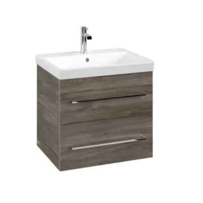Villeroy & Boch Avento - izlietnes skapītis, 58x51x45 cm, 2 atvilktnes, Stone Oak A88900RK