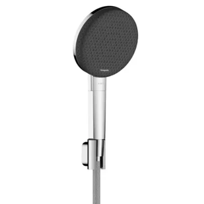 Hansgrohe Raindance Alive Select S - rokas duša, turētājs un šļūtenes komplekts, 3 strūklas režīmi, EcoSmart, hroms 24611000