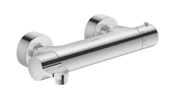 Duravit B.1 - termostata sienas dušas maisītājs, hromēts B14220000010