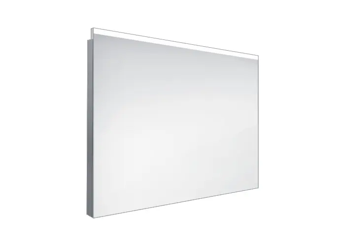 Nimco spogulis - LED vannasistabas spogulis 80x60 cm, kvadrātveida, alumīnijs ZP 8003