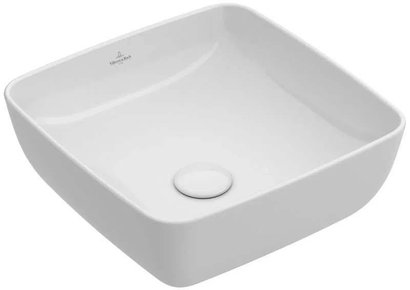 Villeroy & Boch Artis - uzliekamā izlietne, 41x41 cm, Alpu balts 41784101