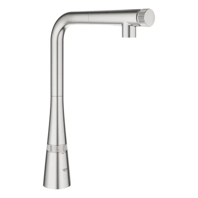 Grohe Zedra SmartControl - virtuves izlietnes maisītājs ar izvelkamu izteku, SmartControl, SuperSteel 31593DC2