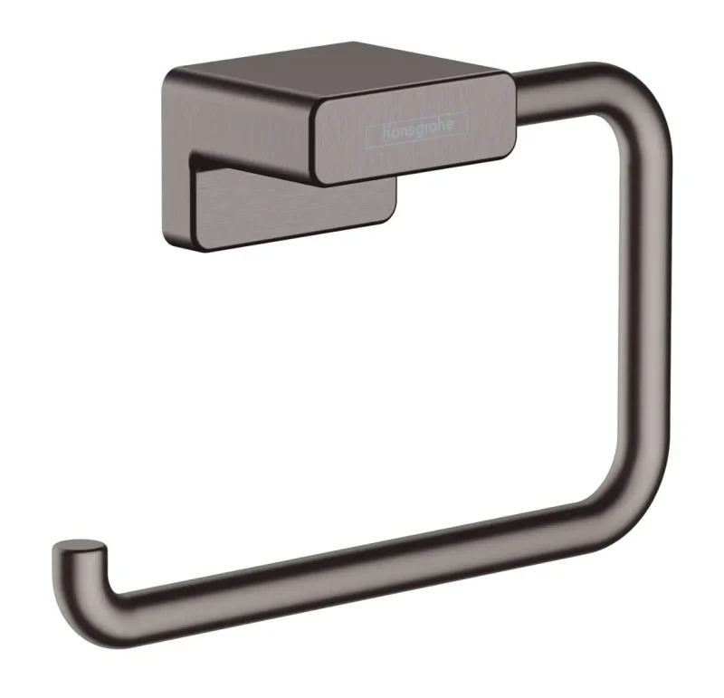Hansgrohe AddStoris - tualetes papīra turētājs, hroms melns birstēts 41771340