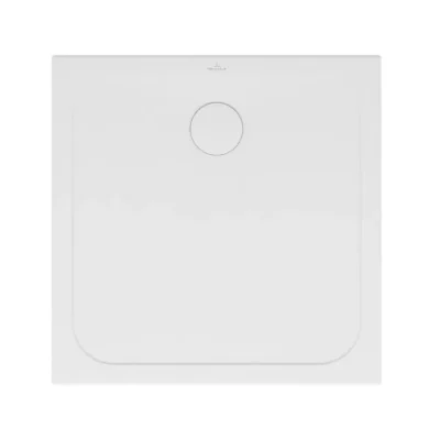 Villeroy & Boch Lifetime Plus - dušas paliktnis, 100x100 cm, pretslīdes, Alpu balts 6223J501